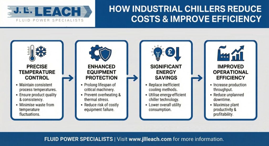 How Industrial Chillers Reduce Costs and Improve Efficiency